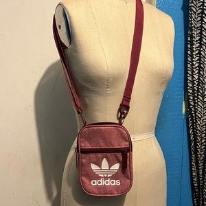 Adidas Light Burgundy Mini Crossbody Festival Bag